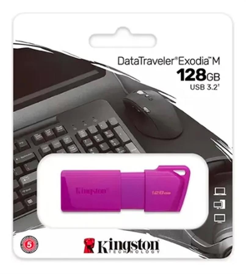 Pen Drive 64 Gb Kingston Dt Exodia M Violeta