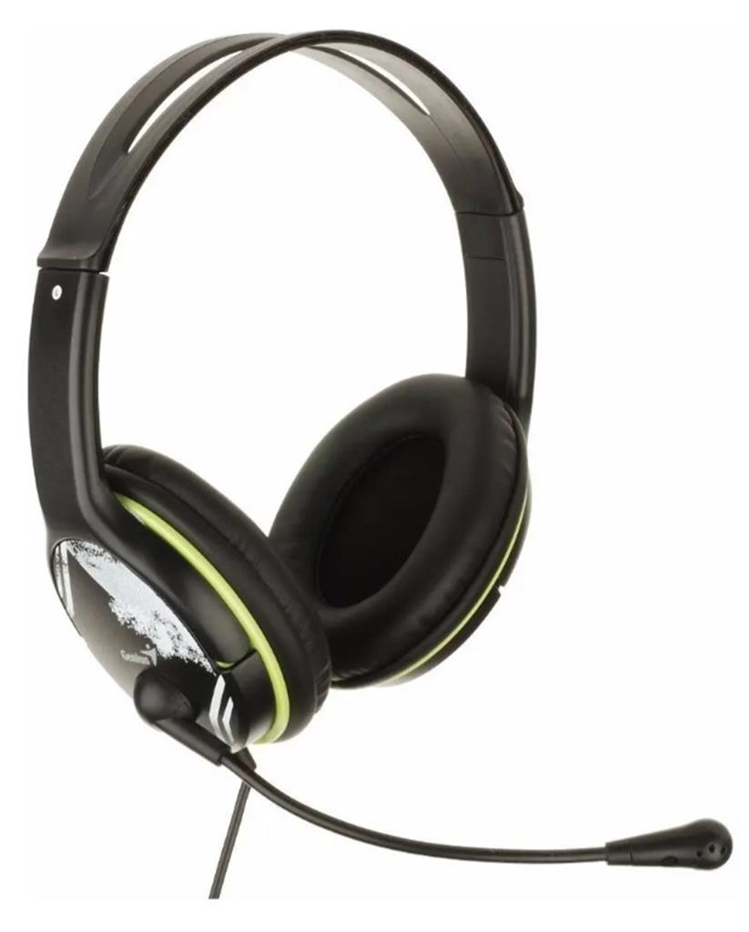 Auricular Pc/Ps4 Genius Hs-400a Green C/Mic Pc