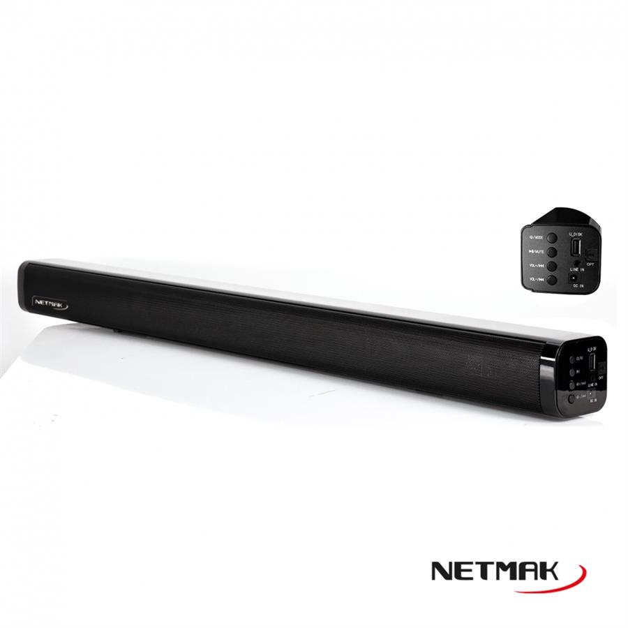 Parlante Netmak Tv +BT Synphony (BARRA 30w)
