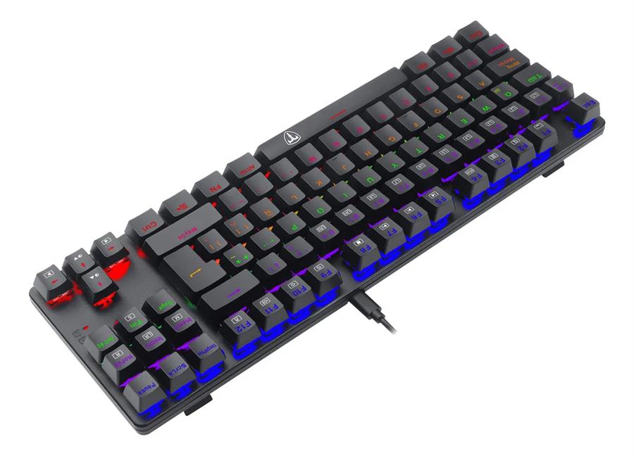 Teclado Mecanico T-Dagger Bora Black Lite Tgk-313