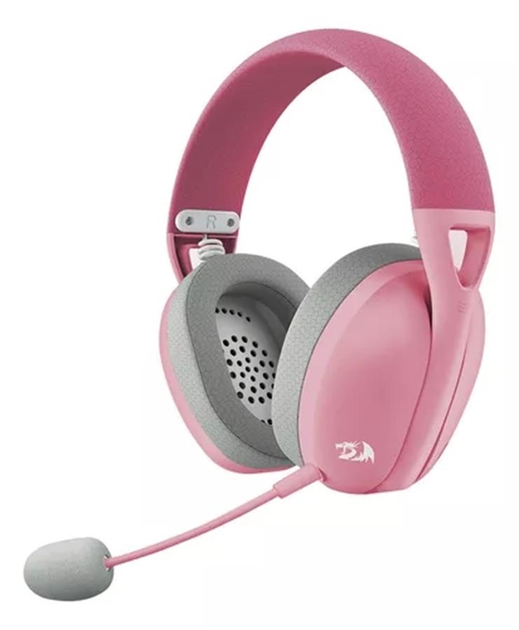 Auricular Pc/Ps4 Redragon Ire Pro Rosa/Gris  H848k (INAL+BT)