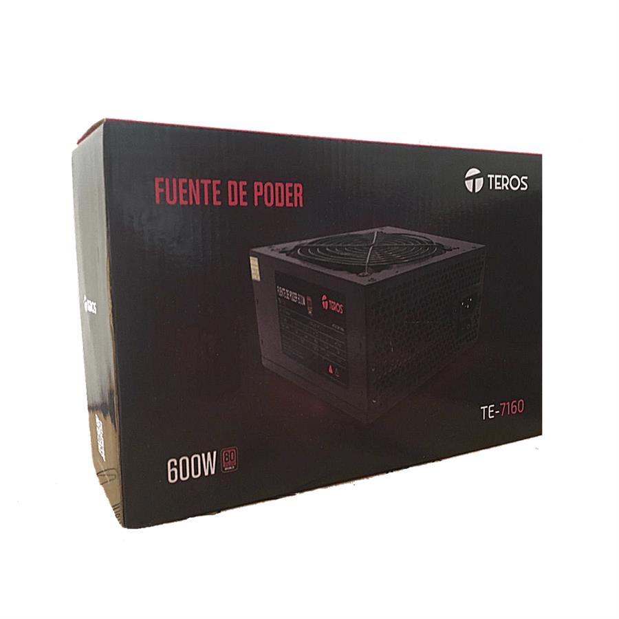 Fuente 600 W Teros Te 7160 80 Bronze