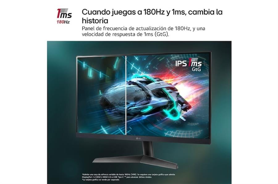 Monitor 24 Lg 24gs60f  Ips 180hz Gamer