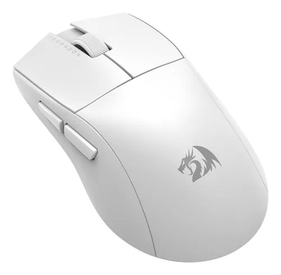 Mouse redragon k1ng pro m916w 1k blanco 26000dpi (inalam)