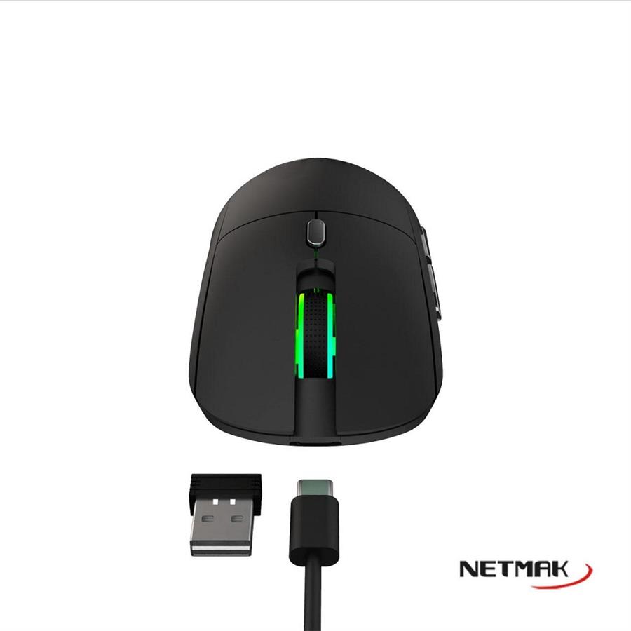 Mouse Netmak Wonder 3200dpi (INALAMBRICO Bateria)