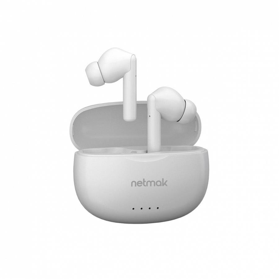 Auricular Bluetooth Touch Netmak (NM-MELOW-W) Blanco