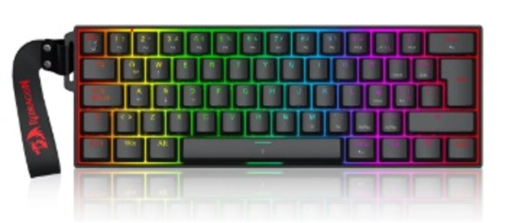 Teclado Mecanico Magnetico Redragon Fizz K617 Rgb-Mp Negro (SP)