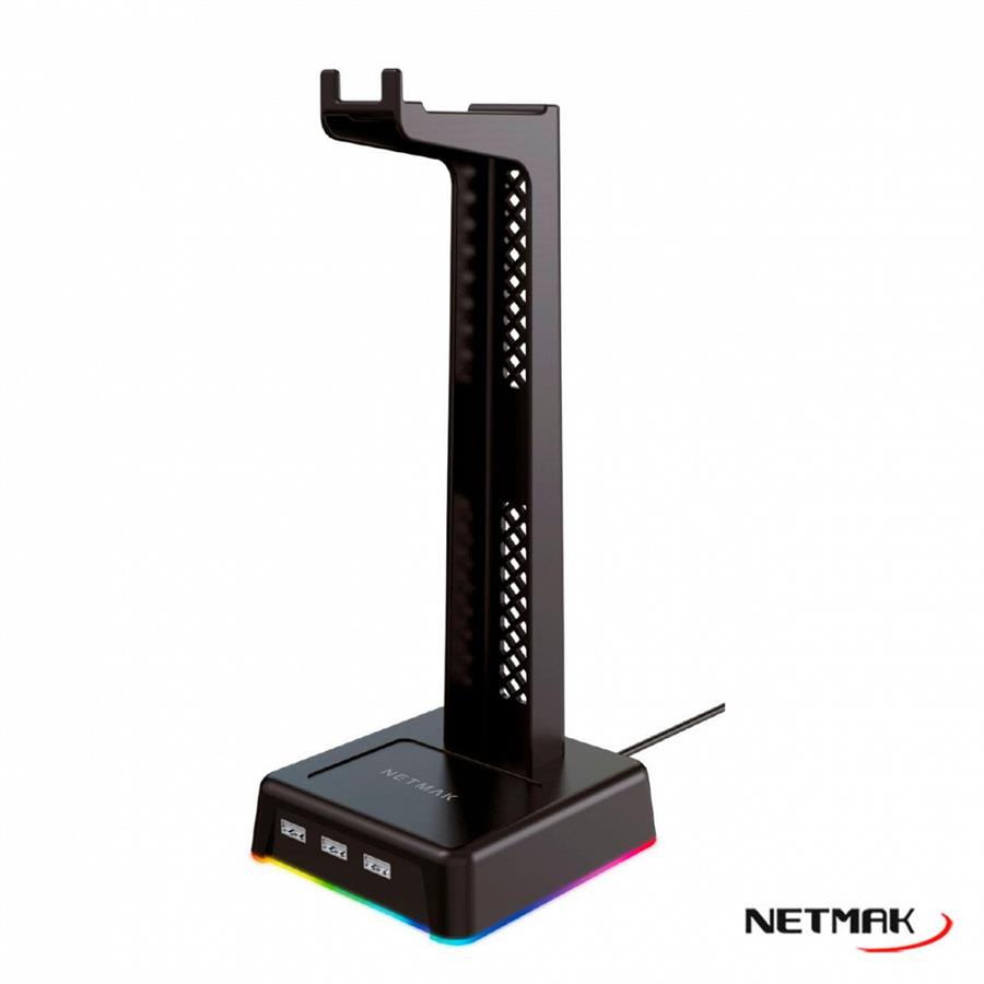 Base Auricular Netmak Hs430 Rgb
