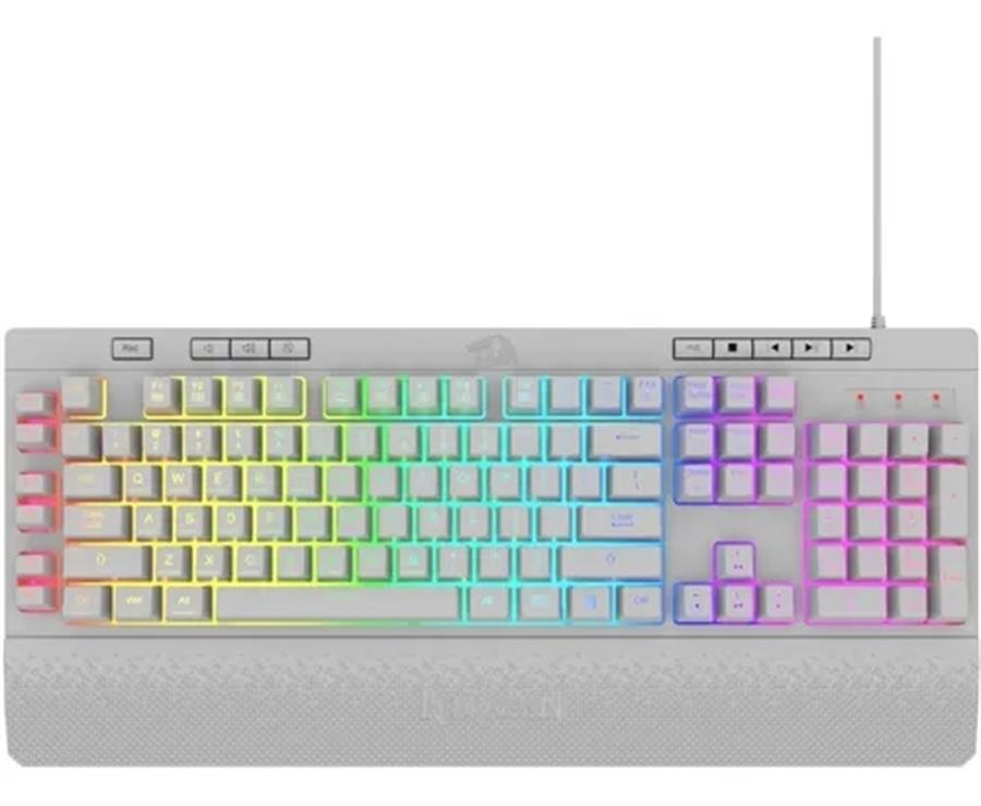 Teclado Redragon Shiva K512w Rgb Blanco (MEMBRANA)