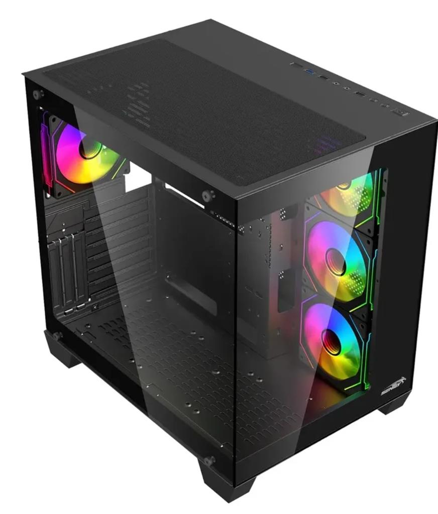 Gabinete Sentey A35 Pro Black 7 Fan Rgb
