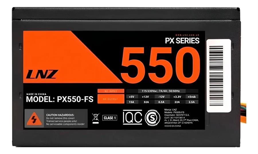 Fuente 550 W Lnz Fb550-Lx