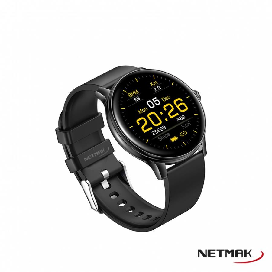 Reloj Smart Netmak Nm-Power Negro