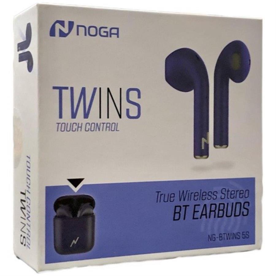 Auricular Bluetooth Noga Twins 5s Azul