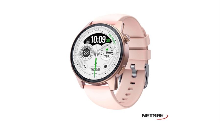 Reloj smart netmak nm-energy rosa