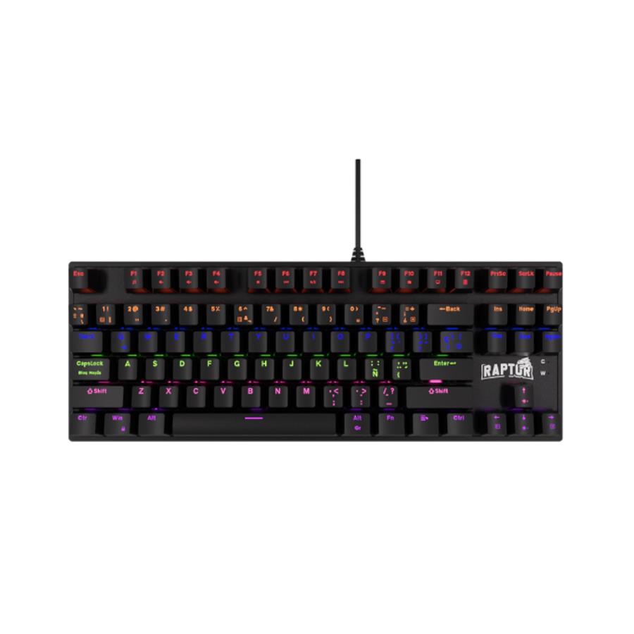 Teclado Mecanico Raptor Fireclaw M87 Switch Red