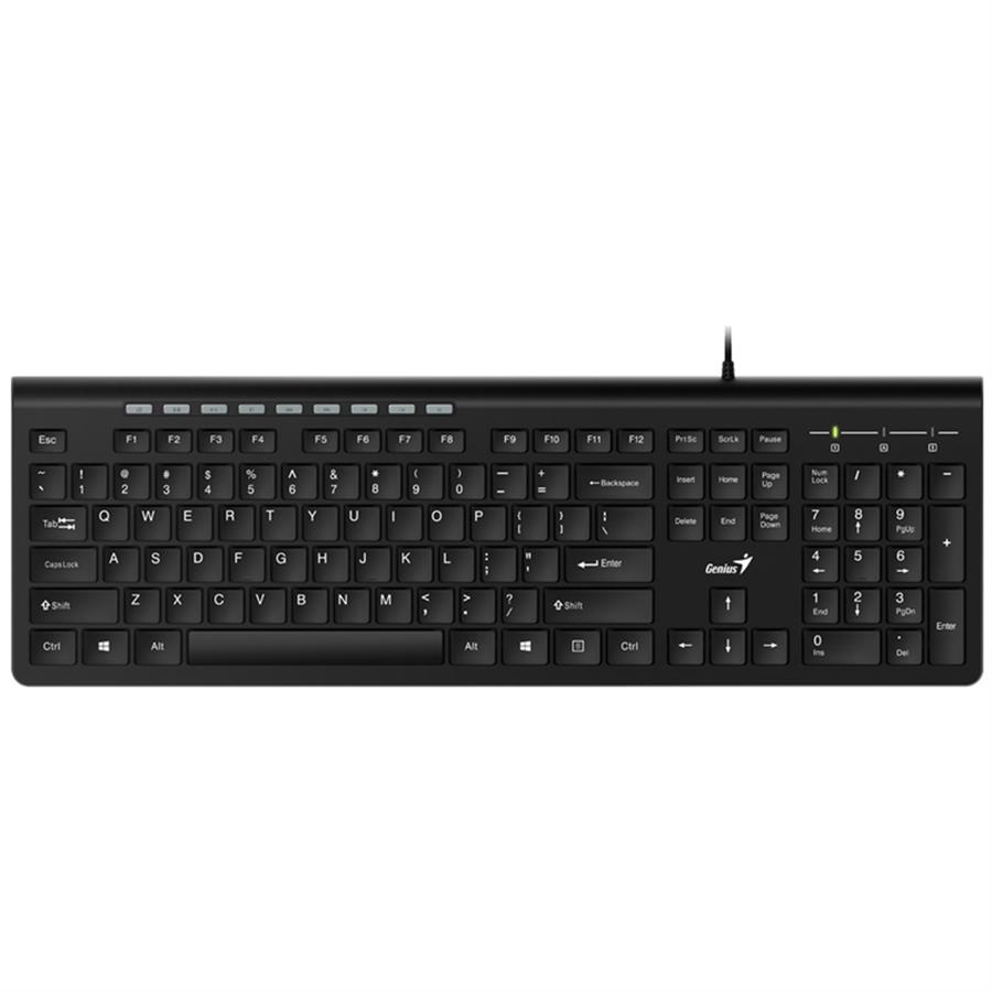 Teclado Genius Slimstar 230 Ii Usb  Negro