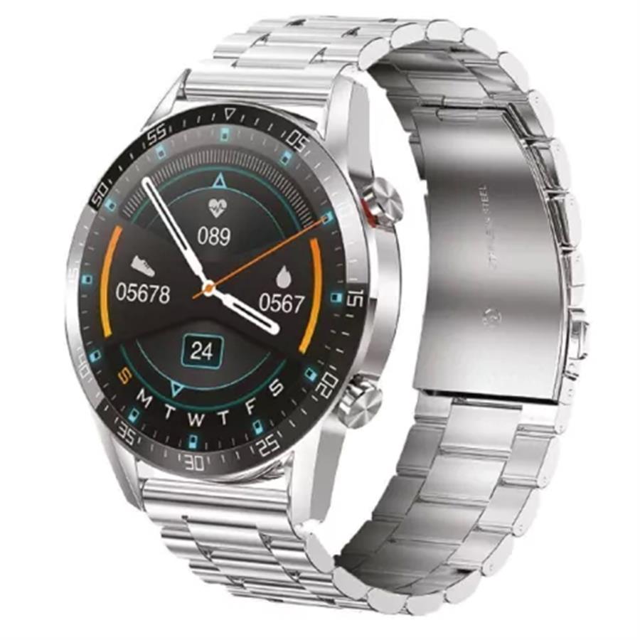 Reloj Smart Noga Sw13 Plateado Metallico (LLAMADAS+RES Agua)