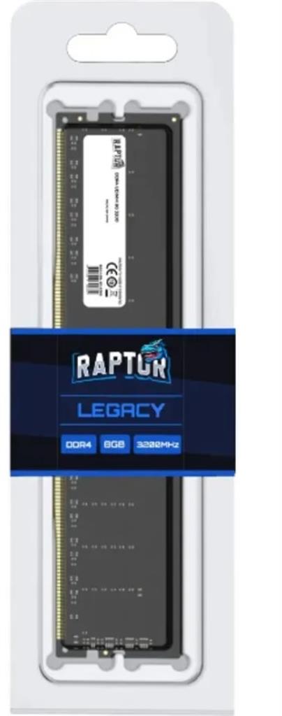 Memoria Ddr4 8 Gb 3200 Raptor Lagacy Intel Xmp