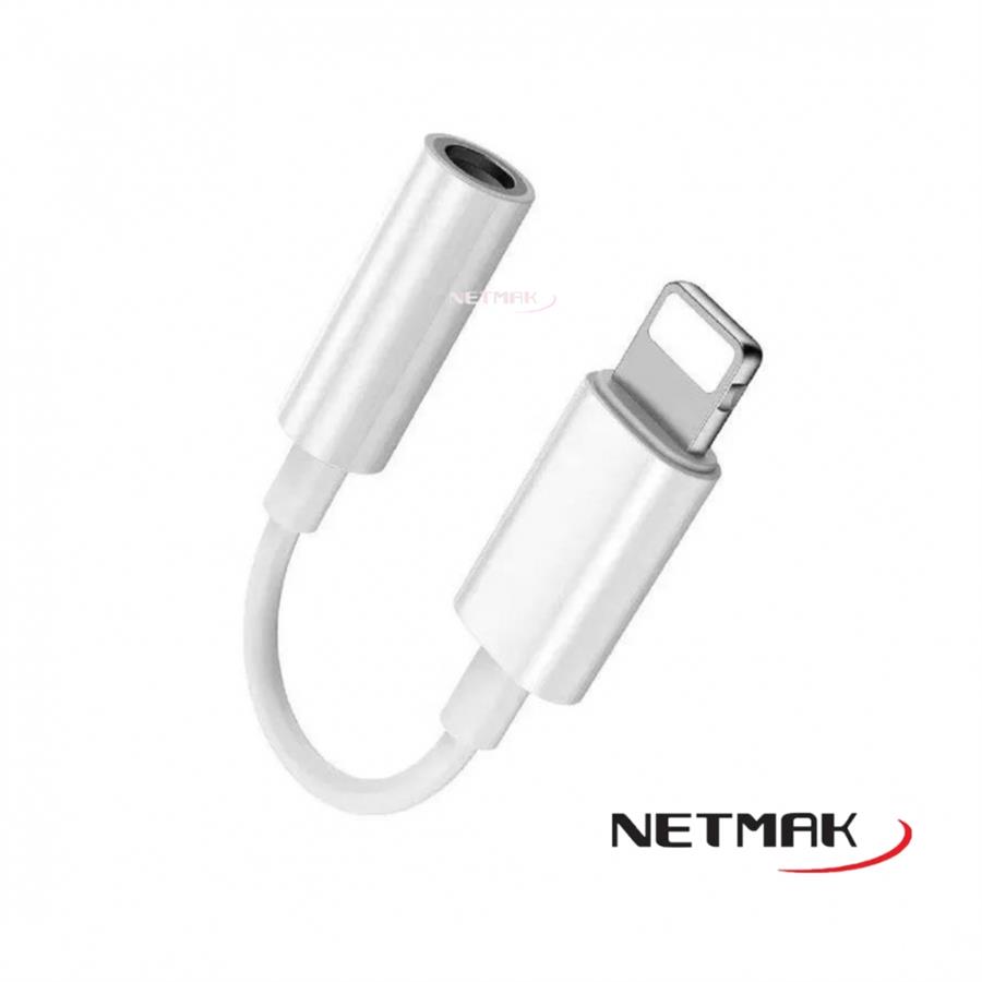 Adaptador (LIGHTNING) A (3.5) H  Netmak Tc56